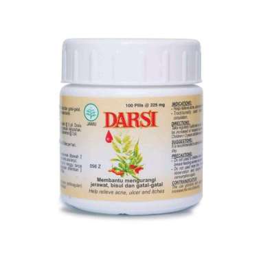 darsi 100 Pill membantu mengatasi jerawat bisul dan gatal