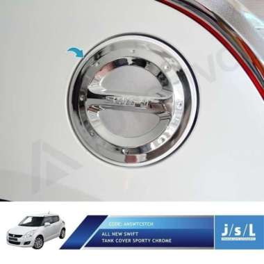 Tutup Tangki Bensin Tank Cover Sporty Chrome All New Swift