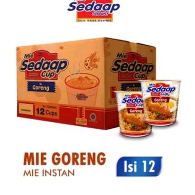 Mie sedaap sedap cup Goreng 1 dus