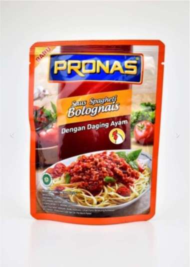 SAUS SPAGHETTI BOLOGNAIS PRONAS AYAM 175 GR INSTAN BOLOGNESE SAUCE