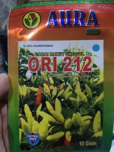 Benih cabe rawit ORI 212 10 gram cabai rawit putih dari aura seed