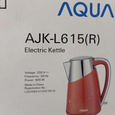 ketel listrik Aqua Japan Sanyo ajk-l 615 red stanles