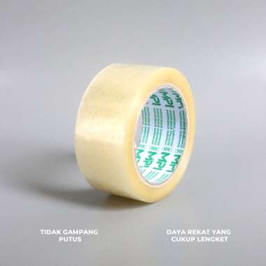 Lakban Bening - Lakban Cokelat MPI Ekomonis 45mm x 100 Yard Bening