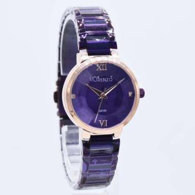 jam tangan wanita Lorenzo 7095 Lorenzo 7095LBWN Original & Garansi