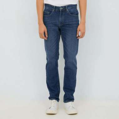 M231 Celana Panjang Jeans Denim Pria Stone Wash C1165 34