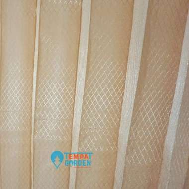 Gorden Jendela, Gorden Pintu, Gorden Local, Gorden Tebal Motif Panesa Gold