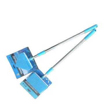 Sikat Pembersih Kaca Aquarium Dengan Tongkat Stainless Adjustable 90cm SIKAT KOTAK