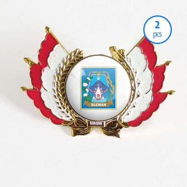Pin Bros Wing Kabupaten – Pin Kabupaten Sleman Bahan Logam Mulyocreative