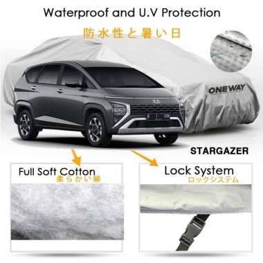 Cover Sarung Mobil HYUNDAI STARGAZER Waterproof 3 Layer TEBAL ONE WAY