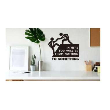 Cutting Sticker In Here Quotes Wallstiker Dinding Office Kantor Kata