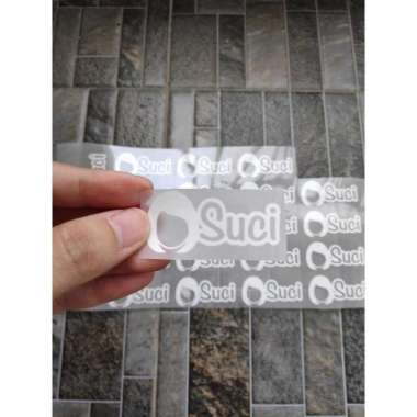 Stiker Sablon Nama Custom Warna Anti Air Awet Tulisan Karakter Kata