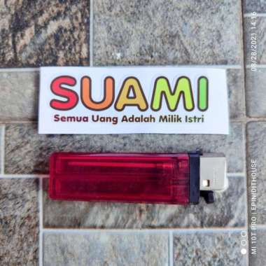 Stiker Vinyl Suami Semua Uang Milik Istri Kata Lucu Nyleneh Humor Moto