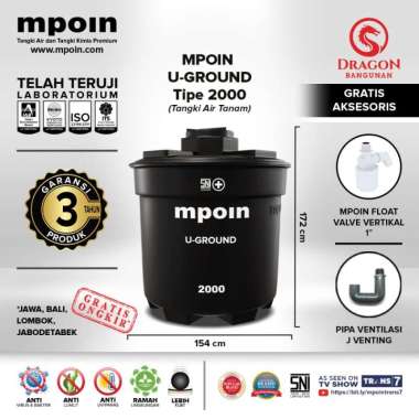 TOREN / TANGKI AIR TANAM MPOIN U-GROUND 2000 MPOIN UGROUND 2000