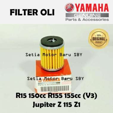 Filter Oli Elemen Vixion Old All New Vixion NVL Advance NVA R Asli Original Yamaha Surabaya 1S7E3440