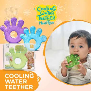 IMUNDEX Mainan Gigitan Bayi (100% Purified water) / Water Teether Hand + Kotak penyimpan + BPA Free 
