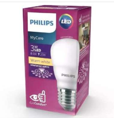 Philips Lampu LED 3 watt Bohlam 3w Putih Bulb LED 3watt 3w MYcare KNG