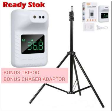 K3 Pro Infrared Thermometer / Wall Thermometer dinding + Stand Tripod