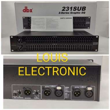 Equalizer DBX 231 SUB DBX 231SUB DBX231 + Subwoofer Output Subwoofer