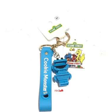 Gantungan Kunci / Bagcharm Miniso x Sesame Street Cookies Monster