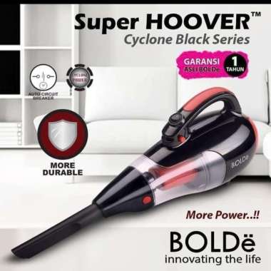 BOLDE - VACUUM CLEANER - SUPER HOOVER CYCLONE BLACK Hitam