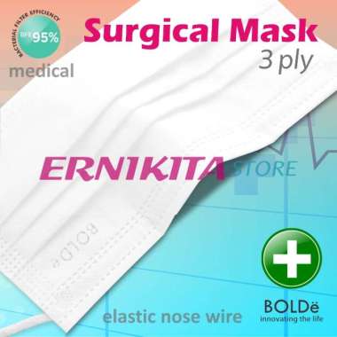 BOLDe SUPER MASK SURGICAL 3 PLY - Masker Medis Izin DEPKES