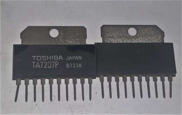 IC TA7207P TA 7207 P Power Audio Amplifier 10-SIL - Vintage