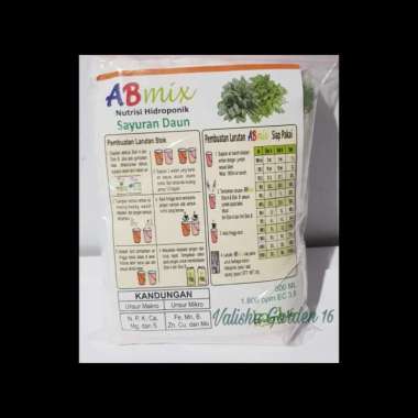 Nutrisi AB MiX Sayuran Daun 250 Gram