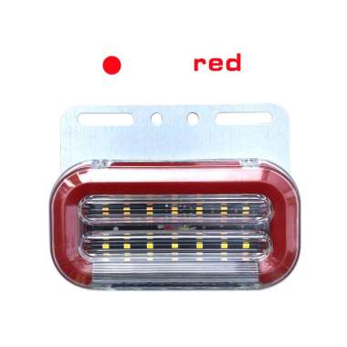 Lampu Led Samping Bak Truk 24 Volt 2 Warna Sein Running Light merah