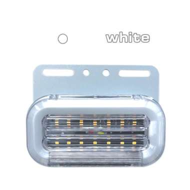 Lampu Led Samping Bak Truk 24 Volt 2 Warna Sein Running Light putih