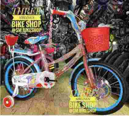 SEPEDA MINI ANAK PEREMPUAN TANGO UNICORN KUDA PONI 18 INCH