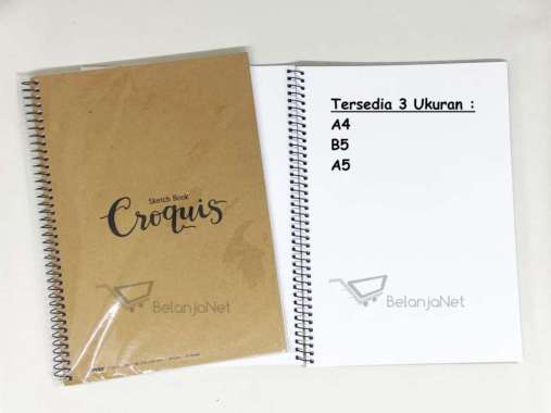 Buku Sketsa Gambar | Sketch Book Croquis SKBK-706 Ukuran A4 B5 A5 A5