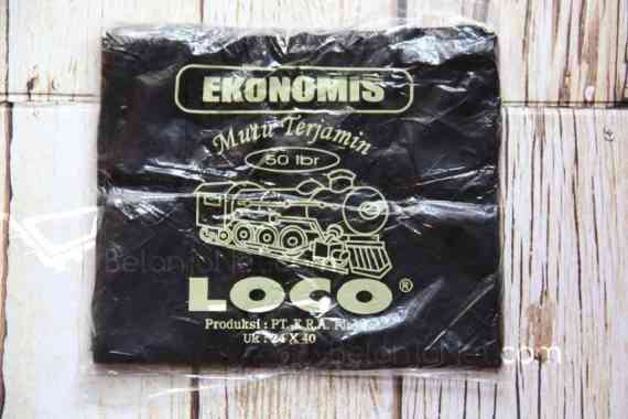 Kantong Plastik Kresek Hitam Loco 28 x 48 (50 lbr)