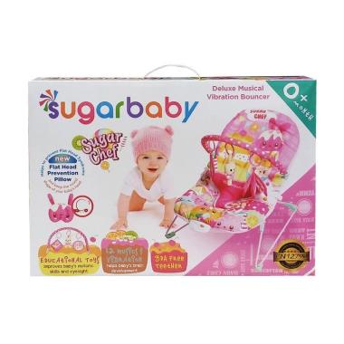 Sugar Baby Musical Baby Bouncer pink
