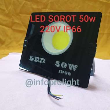 Lampu Proyek Sorot LED COB 50w Floodlight 50w 220v Putih