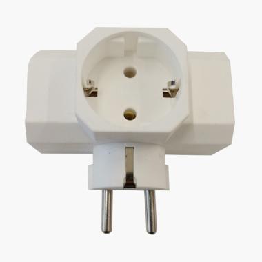 Broco Colokan T Steker - Putih