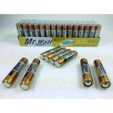 Baterai 1,5V ukuran AAA atau UM-4 atau A3