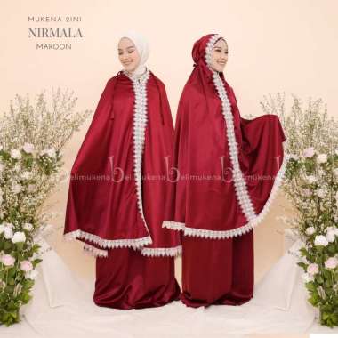Mukena Dewasa 2in1 Nirmala Maroon