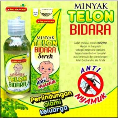 Minyak Telon Bidara Ruqyah Plus Sereh Az Zahra 60ml BPOM Anti Nyamuk