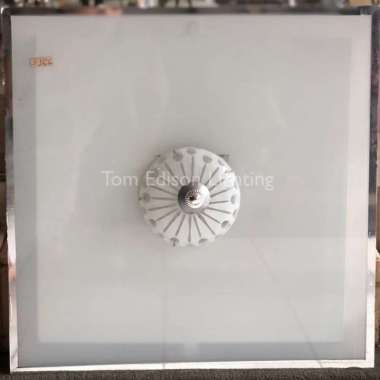 Lampu Plafon Tempel Model Kotak Size Besar Big Plafond Lamp Minimalis