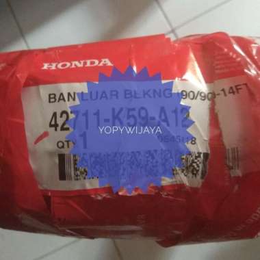 BAN LUAR TUBLESS BELAKANG BEAT VARIO 90 90 14 FEDERAL AHM