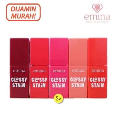 Emina Glossy Stain Lip Tint 02 Apple Shower