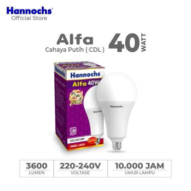 Hannochs - Lampu LED Alfa - 40 watt - cahaya Putih