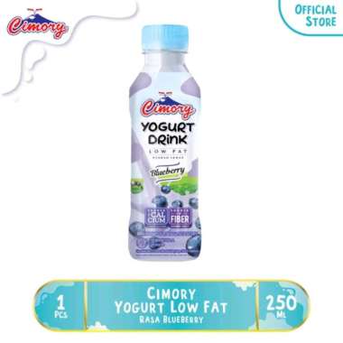 Promo Harga Cimory Yogurt Drink Low Fat Blueberry 250 ml - Blibli