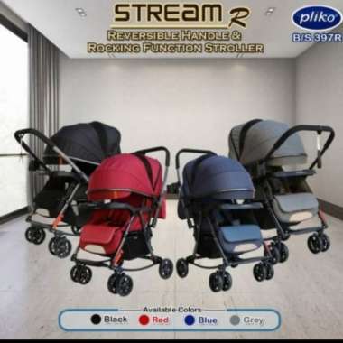 stroller baby ayun NEW PLIKO 397 "STREAM R blue