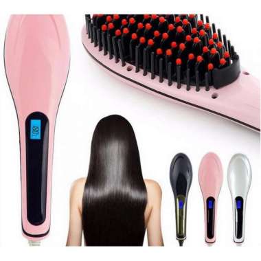 Sisir Catokan Elektrik Ion Pelurus Rambut HQT-906