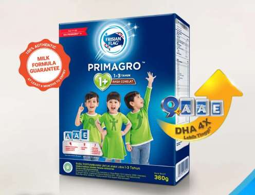 Promo Harga Frisian Flag Primagro 1 Cokelat 360 gr - Blibli