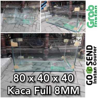 Aquarium Kaca 80x40x40 Full 8MM Multivariasi Multicolor