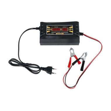 Taffware Charger Aki Mobil Wet Dry Lead Acid Digital Smart Battery Cha