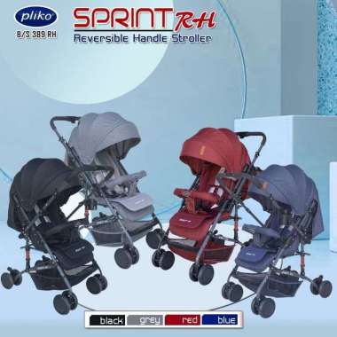 stroller PLIKO 389RH SPRINT RH black