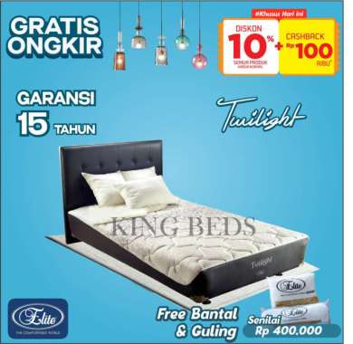 Elite Spring Bed Twilight divan Bedset Matress 100 120 160 x 200 120*200